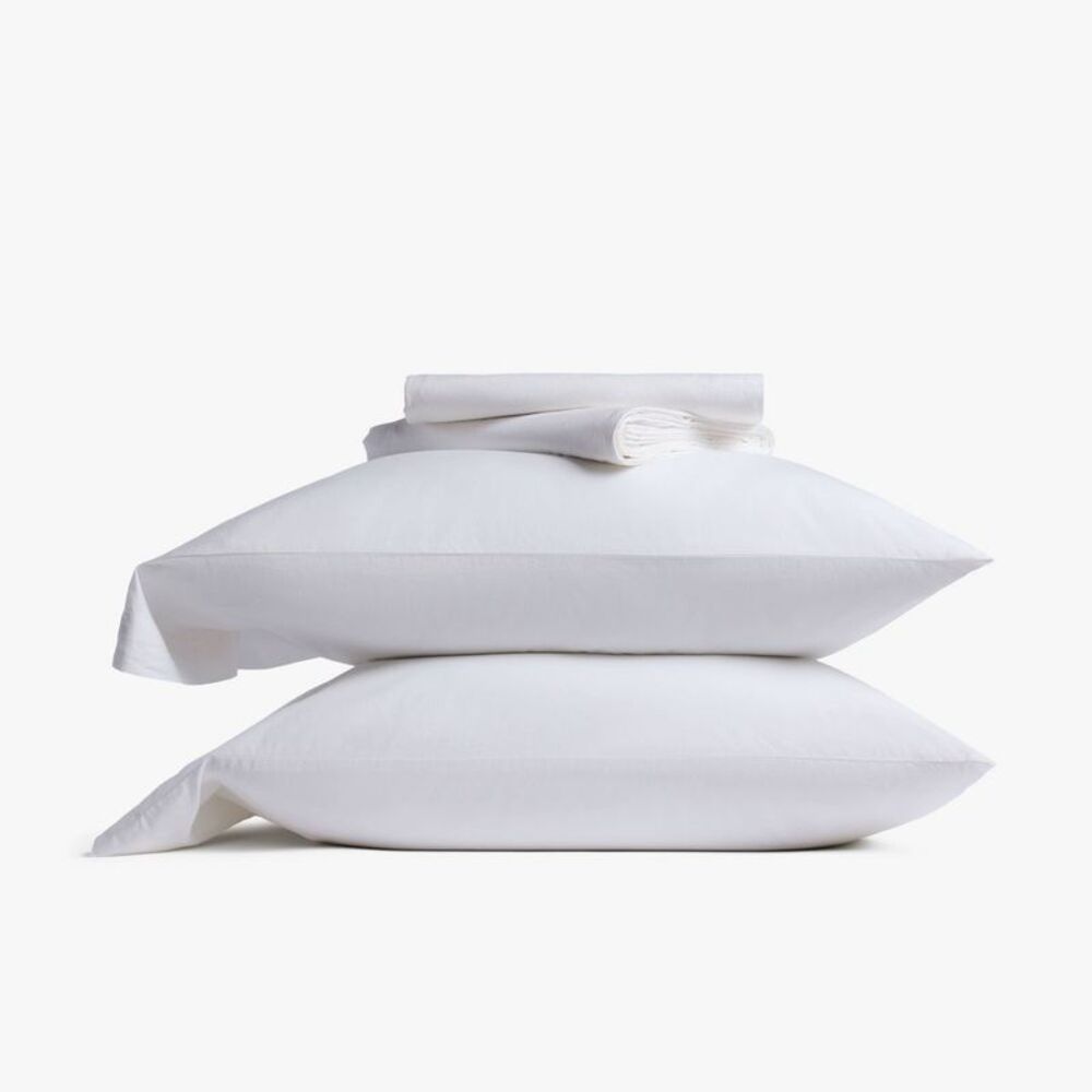 King Casual Organic Cotton Sheet Set White - Parachute